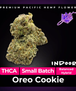 Oreo Cookie THCA Flower PL half ounce Glass jar